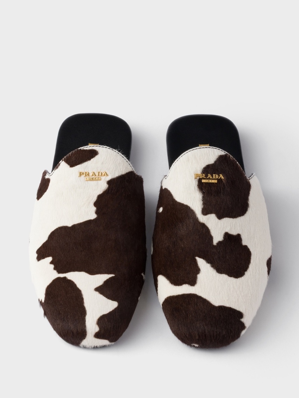 New Prada Calf hair mules 39.5 $1,220